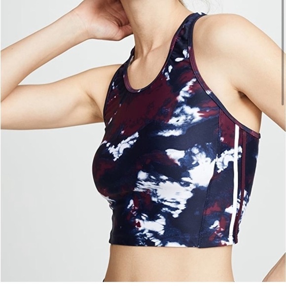 The Upside Royal Tie Dye Inge Crop - Picture 1 of 7